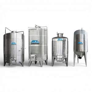 Equipo de Bodega de 5000L, Tanque de Fermentación y Almacenamiento de Vino, Máquina para Hacer Vino, Acero Inoxidable 304/316L - Product Image 1