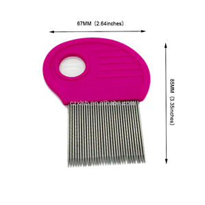 ペット用グルーミングステンレス鋼の害虫駆除製品犬用フリーコーム猫犬用ブラシターミネーターシラミコーム - Product Image 2