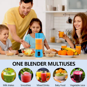 Mini Licuadora Eléctrica Portátil al por Mayor, de Acero Inoxidable, con Alimentación USB, para Uso en Autocaravanas, para Cítricos, Coco y Smoothies, Resistente al Agua, 380 ml - Product Image 5