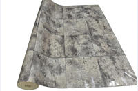 Revêtement de sol en PVC en rouleau, design tendance, prix abordable, pour usage intérieur, dimensions 0,32 mm x 72' x 30 yards