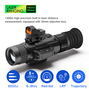Lunette thermique TRV TRX335 pour la chasse, caméra monoculaire avec imagerie 384*288, viseur avec LRF PIP, chasse nocturne inégalée - Product Image 5