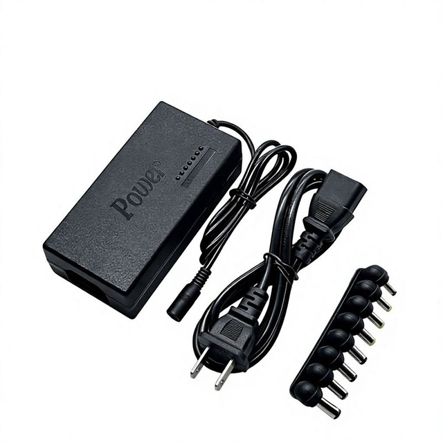 Factory High Quality 12V-24V 96W Multi Tips US Plug 100-240V Universal DC Power Adapter Charger for Universal Laptop