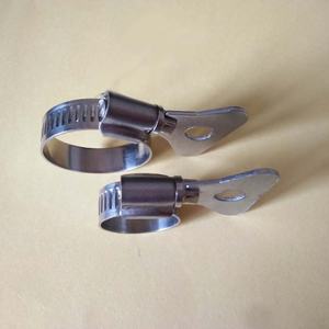 Sanitär-Wasser rohr klemmen aus Edelstahl Herstellung der Griff klemme W4 <span class=keywords><strong>SS</strong></span>-Schlüssel-Schmetterlings schlauch klemmen für Rohre - Product Image 6