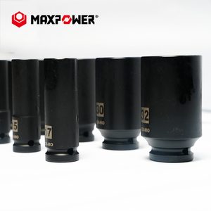 Maxpower Chuyên Nghiệp 15Pcs 6 Điểm Nông 1/2 Inch Ổ Đĩa Sâu Ổ Cắm Tác Động Với Trường Hợp Thực - Product Image 6