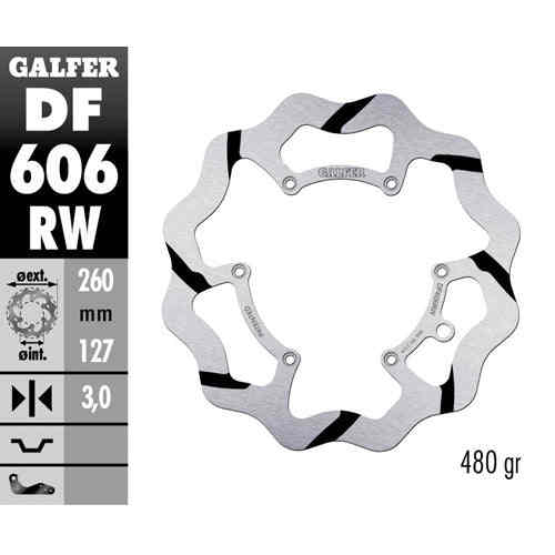 Galfer Race Gas Gas EC-F 350 21-25 Front Brake Discs