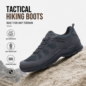 Zapatos de Senderismo de Corte Bajo para Hombre, Transpirables, de Malla Completa, Ligeros, con Suela de Goma Antideslizante para Montaña y Desierto - Product Image 1