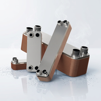 Récupérateur d'air pour l'alimentation et les boissons, restaurant, échangeur de chaleur à plaques brasées en acier inoxydable SS304 316L, CE TUV ISO9001, fabrication directe en usine OEM