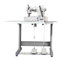 Machine à coudre industrielle à point noué à quatre aiguilles et six fils, double face, décorative, pour la fabrication de chaussures