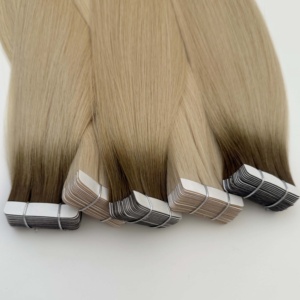 Extensiones de Cabello Humano Virgen con Cinta Adhesiva, 24 Pulgadas, Cabello Virgen Ondulado Natural, Doble Trama, para Dropshipping 2025 - Product Image 1