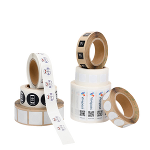 Getsmart 13.56MHz Customizable 18mm Small Durable Waterproof Passive NFC <b>Label</b> Wet Inlay Writable <b>Printable</b> Rolls Tag - Product Image 4