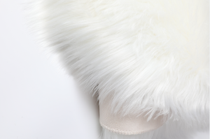 ホワイトクリスマスツリースカートホットセールフェイクファークリスマスツリースカートXMASふわふわツリースカートクリスマスデコレーション用 - Product Image 3