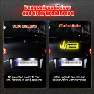 Autocollants décoratifs magnétiques personnalisés pour pare-chocs de voiture avec logo amusant, en PVC résistant aux intempéries, écologiques, avec vernis UV - Product Image 3