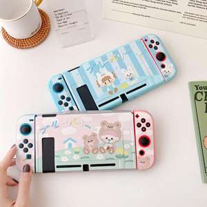 Nuevo producto Nin Tendo switch case Jenny Turtle consola <span class=keywords><strong>de</strong></span> <span class=keywords><strong>juegos</strong></span> TPU hasta pato cubierta protectora <span class=keywords><strong>de</strong></span> dibujos animados accesorios <span class=keywords><strong>de</strong></span> juego suaves - Product Image 2