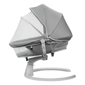 2025 nuevo modelo bebé mecedora eléctrica plegable recién nacido cuna vibración Musical columpio cama - Product Image 4