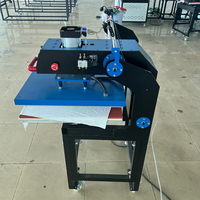 Machine à Chaud Pneumatique Coulissante Double Station Automatique pour l'Industrie du Vêtement : Motifs, Flocage, Mousse, T-shirts, Casquettes et Chaussures