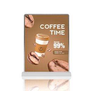 Led Poster Bảng <span class=keywords><strong>Menu</strong></span> với pin Powered hai mặt Hiển thị Máy tính để bàn hộp Đèn Máy tính để bàn hộp đèn cho Nhà hàng cà phê cửa hàng - Product Image 3