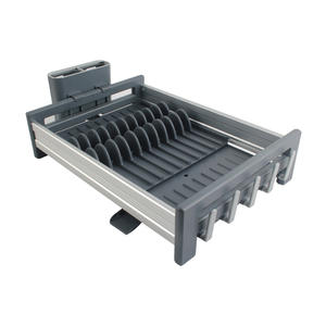 Escurridor de Platos Extensible de Aluminio con Bandeja de Drenaje, Escurridor de Platos Resistente a la Oxidación para Fregadero, Organizador de Almacenamiento Moderno para Cocina - Product Image 3