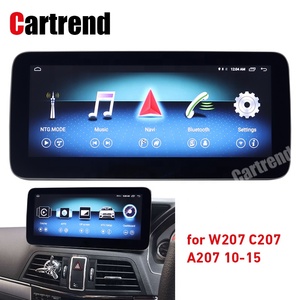 RHD W207 GPS ניווט C207 headunit מסך A207 מולטימדיה נגן עגול פינה נגד בוהק E Class coupe 10.25" סטריאו רדיו