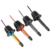 Dispensador de Licor de Acero Inoxidable 304 con Color Personalizado OEM, Vertedor Rápido para Botellas de Vino con Funda Antipolvo para Bares de Hotel