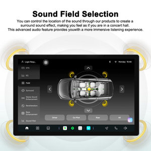 Radio con GPS para coche, dispositivo con pantalla dividida, Android, 2K, IPS, 13 pulgadas - Product Image 5