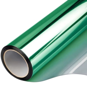 Großhandel Datenschutz Fenster Glas folie Blau Silber Glas Tönung Sonne UV-Blockierung Schiebetür Tönung Reflektierende statische Haftung für zu Hause - Product Image 1