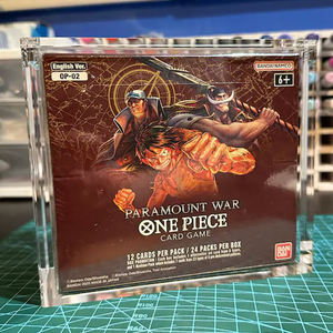 TCG Acryl Englisch OP01 - OP07 Einteilige Booster Box Protector Vitrine für Acryl New One Piece Cards Game Englisch - Product Image 5