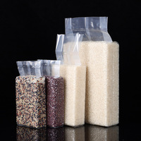 Sac d'emballage sous vide en plastique PE transparent, biodégradable, recyclable, pour viande, Fruit, riz, cacahuètes