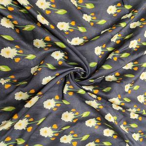 Tela de Seda Cruda de Poliéster Tejida Negra, Suave y Duradera, Ligera, Transpirable, con Textura de Lujo, para Prendas de Moda, Acolchados y Costura - Product Image 2