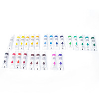 Pintura de Acuarela de 6 ml en Caja de Hierro para Publicidad y Creaciones Artísticas Infantiles en Lienzo y Papel, Colores Vivos