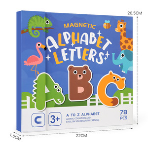 CE <span class=keywords><strong>certificado</strong></span> CPC EN71 rompecabezas educativo temprano libro del alfabeto niños aprendiendo palabras en inglés para niños de 2 a 4 años Aprendizaje de bebés - Product Image 6