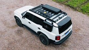 Portaequipajes de Techo para Auto, Cesta de Techo, Plataforma de Techo, Portaequipajes con Escalera Lateral y Caja Lateral para Land Cruiser LC120 LC150 LC200 LC300 FJCruiser - Product Image 5