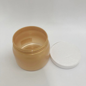 New Arrival sản phẩm 500ml vàng Jar mỹ phẩm bao bì mỹ phẩm <span class=keywords><strong>container</strong></span> với mũ - Product Image 6