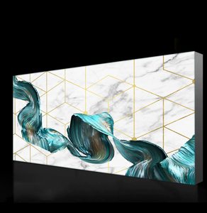 صندوق إضاءة LED مستطيل من الألومنيوم الاقتصادي مع إطار قابل للطي لعرض الملصقات للإعلانات على الحائط/التعليق - Product Image 2