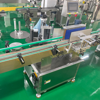 Machine d'étiquetage automatique de manchon rétractable à chaud en PVC à prix d'usine pour étiqueteuse de bouteilles plates en PET
