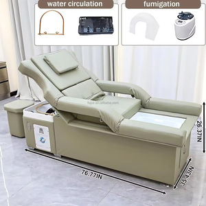 Jincheng Salon Elektrische Rückenlehne Heben Shampoo Bett Thailand Massage Kopf Spa Pediküre Shampoo Stuhl - Product Image 5