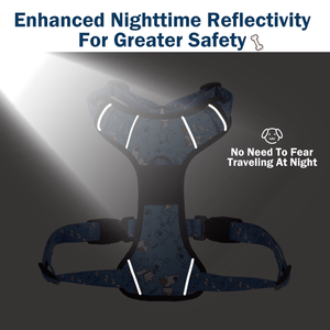 Arnés Reflectante para Perro con Diseño Personalizado al por Mayor, Malla Acolchada Suave, Hebillas Laterales Dobles, Anillo en D Trasero Seguro - Product Image 3