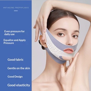 Accesorios para los ojos: Banda reafirmante facial para levantamiento y reducción de doble mentón, con efecto lifting y relajante para dormir. - Product Image 3