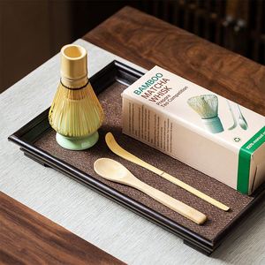 Customization Japanese Style Coffee <b>Tea</b> Set Matcha Whisk 4-Piece Filter Feature Durable Food Grade Color <b>Box</b> Packaging - Product Image 5