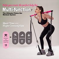 Kit de barre de Pilates MR en matériau TPE, tubes d'exercice de fitness à haute élasticité avec couleur et logo personnalisés MR-0023