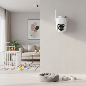 Cámara PT HD <span class=keywords><strong>de</strong></span> Lente Única con WIFI, Impermeable IP66, Alarma <span class=keywords><strong>de</strong></span> <span class=keywords><strong>Sonido</strong></span> y Luz, con Panel Solar y Aplicación Hieasy GTZS3-WI - Product Image 5