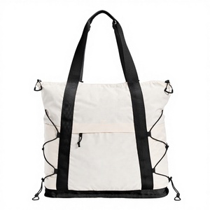 Women's Recycled Nylon Tote <b>Bag</b> Backpack Laptop Sleeve Bottle Pocket Utility Water Resistant Zipper Closure <b>Work</b> Summer Autumn - Product Image 2