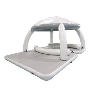 Plateforme de tente gonflable aquatique en PVC de haute qualité, plateforme flottante marine gonflable pour fête aquatique en <span class=keywords><strong>mer</strong></span> ou en lac - Product Image 6