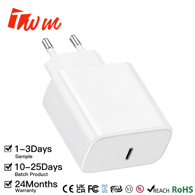 EU Plug 45W GaN Super Fast Charger USB-C PD QC PPS Phone Charger Universal Wall Charger for Smartphones and Tablets