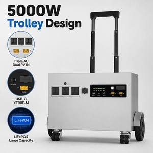 Centrale Électrique Portable 5000W, Générateur Solaire Triple AC Double PV avec USB-C pour Camping, Maison et Usage Industriel - Product Image 1