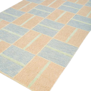 Alfombra Moderna Abstracta Hecha a Mano de Viscosa Marrón, Alfombra Rectangular Floral de Alta Calidad, Lavable y Antideslizante para el Hogar, Sala de Estar y Uso en Hoteles - Product Image 1