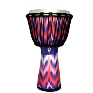 กลองแอฟริกันแบบปรับได้ทนต่อน้ำ10นิ้วแบบมืออาชีพรูปแบบที่มีสีสันเสียงอัพเกรดสำหรับผู้เล่นผู้ใหญ่ - Product Image 4