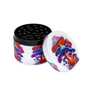 Wholesale <strong>Grinders</strong> Oem/Odm Custom Logo 40/50/55/63/75mm Metal Herbal Smoking 4 Layers Tobacco Spice <strong>Grinder</strong> - Product Image 3