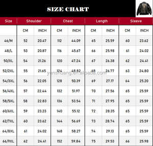 Abrigos auténticos de alta calidad Estilo bovino Patrón en relieve Versión Europea americana para hombres Chaquetas de cuero real de tamaño Pluz - Product Image 6