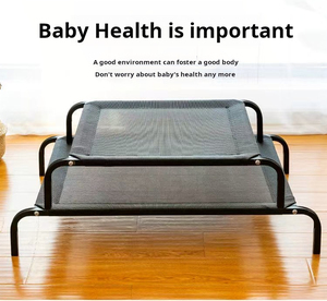 Cama para perros de refrigeración elevada y duradera, cunas elevadas para exteriores para perros grandes, camas para mascotas - Product Image 5