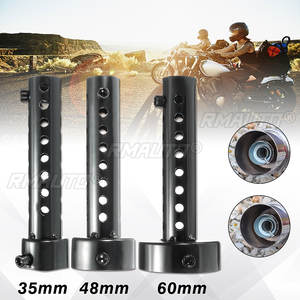 Silencieux d'échappement universel pour moto 35/42/45/48/60mm, embout de tuyau d'échappement, silencieux amovible en fer pour Honda/Yamaha/Suzuki - Product Image 1